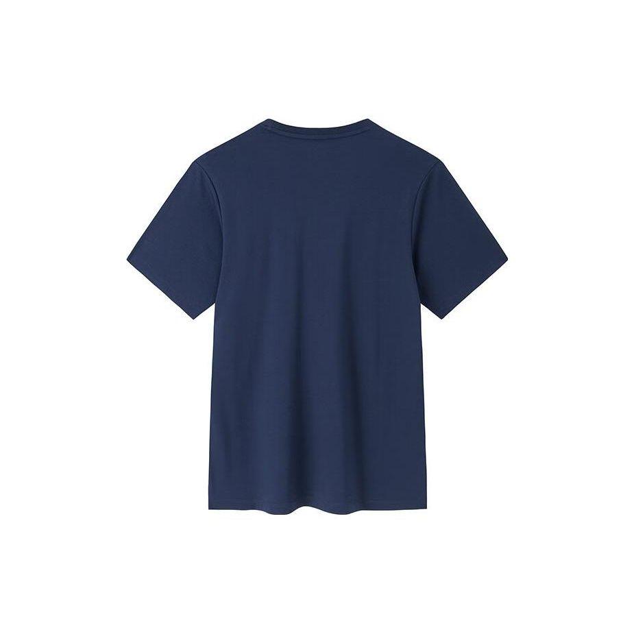 Anta China Series "CHINA" Print Short Sleeve T-Shirt Navy Blue Unisex 152337110-3