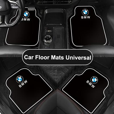 Car Floor Mats Auto Front and Rear Carpet Foot Mats with Rubber Backing For BMW E60 E70 E82 E88 E90 E92 F01 F10 F30 G01 G20 G21 YO2