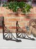 2 Cast Iron Wall Shelf Brackets Support Bracket Brown