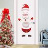 Karácsonyi hóember hűtőmatrica ablaküveg matrica dekoratív ajtómatrica