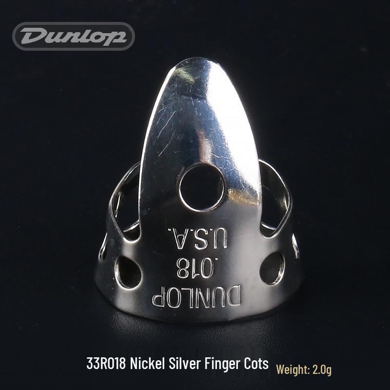 Dunlop Guitar Finger Cots - Brass/Nickel Silver Fingerstyle Picks 33R/37R (Right Hand)