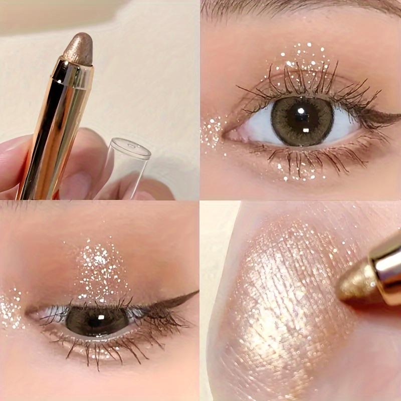 Highlighter Eyeshadow Pencil Shimmer Contouring Brightening Double-headed Eyeshadow Stick Lazy Eyeshadow Makeup