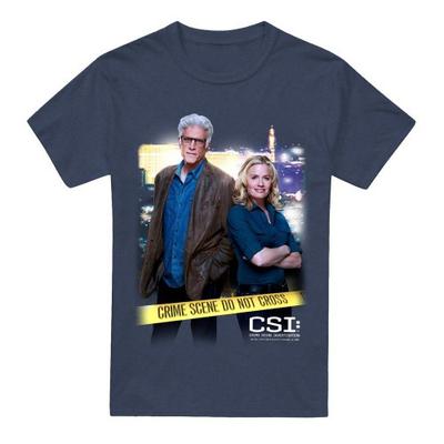 CSI Unisex Volwassen Niet Oversteken T-shirt