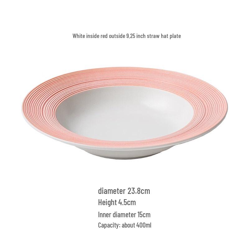 

Brushed Nordic Ceramic Dinner Plate