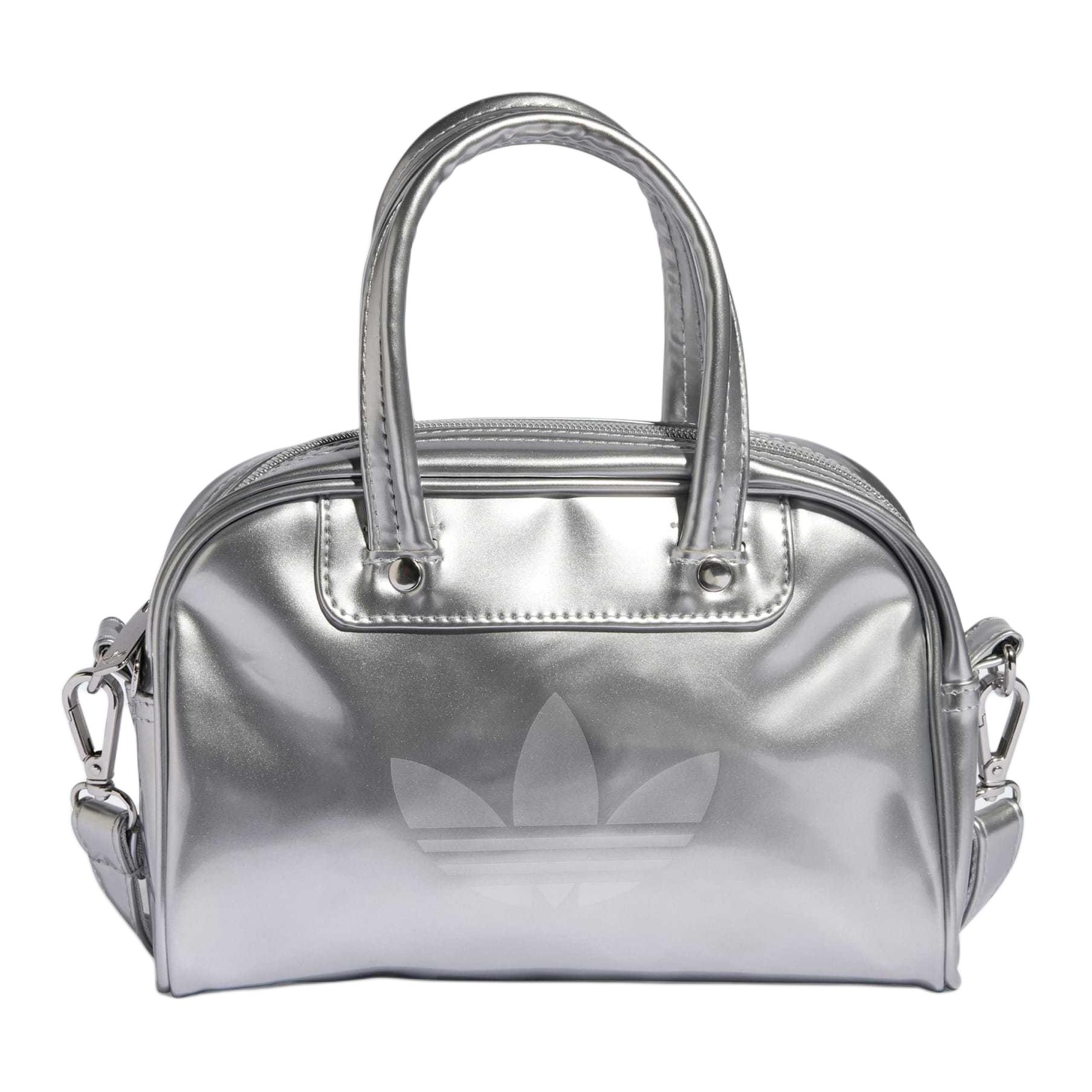 

Adidas Originals Adicolor 2.5L Metal Studs Bowling Bag Unisex Handbags Silver KD7839 Silver