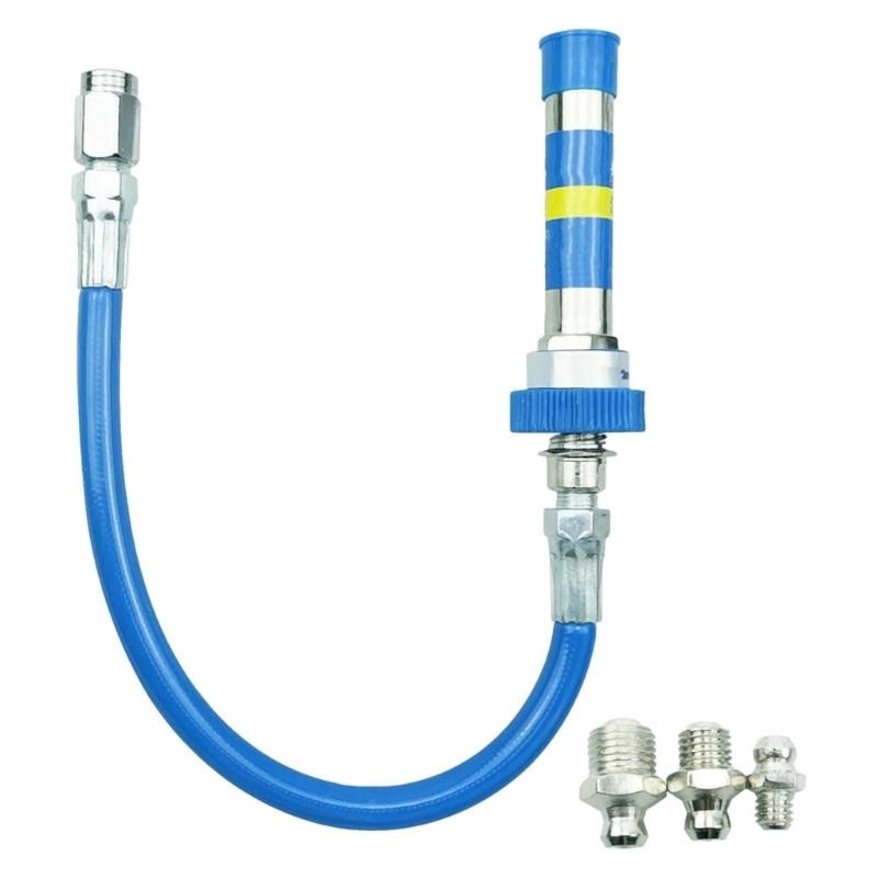 Ergonomischer Hochdruck-Fettkuppler mit Verriegelung, schwere Ausführung, Spitzenadapter für Fettpressen, Schnellverschlussmechanismus