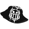 Custom One Pieces Trafalgar Law Bucket Klobouky Unisex Ženy Srdce Pirates Anime Beach Sun Summer Fisherman Cap