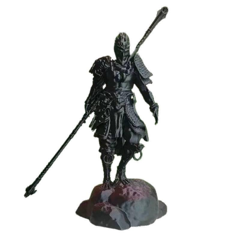 3d Manufacturer Direct Wholesale Black Myth Wukong Statue Chinese Son Goku Keychain Model