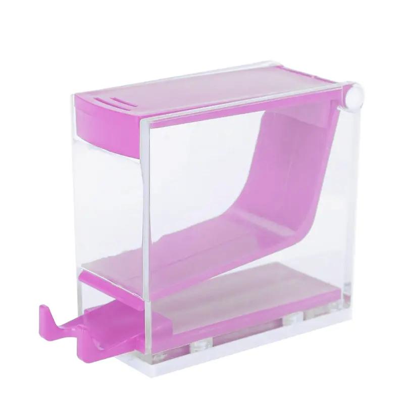 1PCS Dental Cotton Roll Box Cotton Roll Dispenser Bracket Top Press Type Hemostatic Cotton Roll Storage Box Dental Storage Box