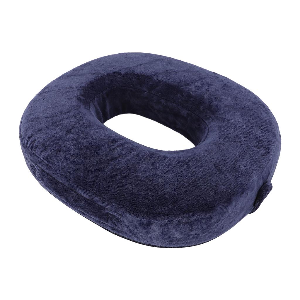 Oval Seat Cushion Non Slip Bottom Memory Foam Donut Pillow for Car and Office Chair