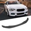 Front Bumper Lip Spolier 2 Section Bumper Lip Chin Splitter Diffuser Protector Fit For 1 Series F20 F21 Pre LCI M‑Sport