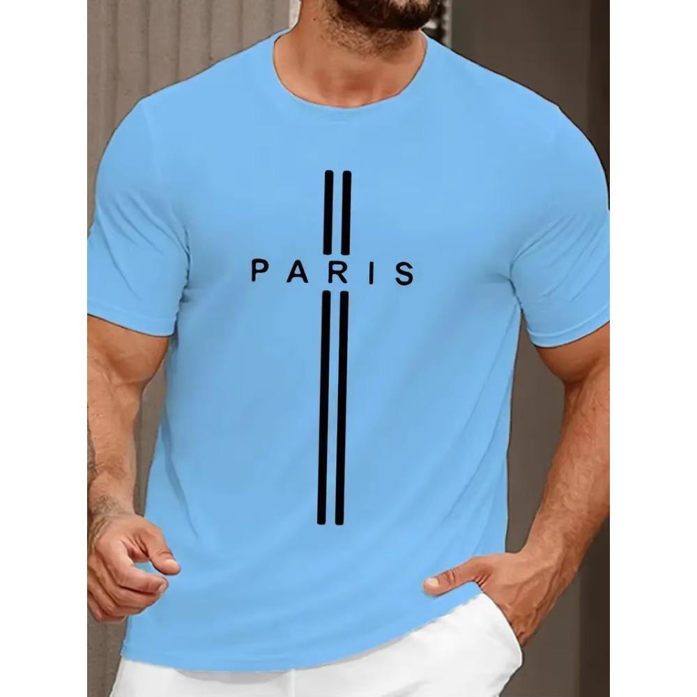 Print Men's Graphic Design Crew Neck T-shirt Casual Comfy Tees Tshirts Men's Clothing Tops For Daily Vacation Resorts