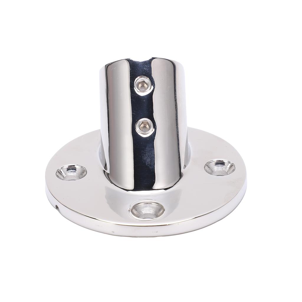 Boat Hand Rail Fitting Stainless Steel 45 Degree Round Base Tube Marine Hardware Flange Base Deck Railing