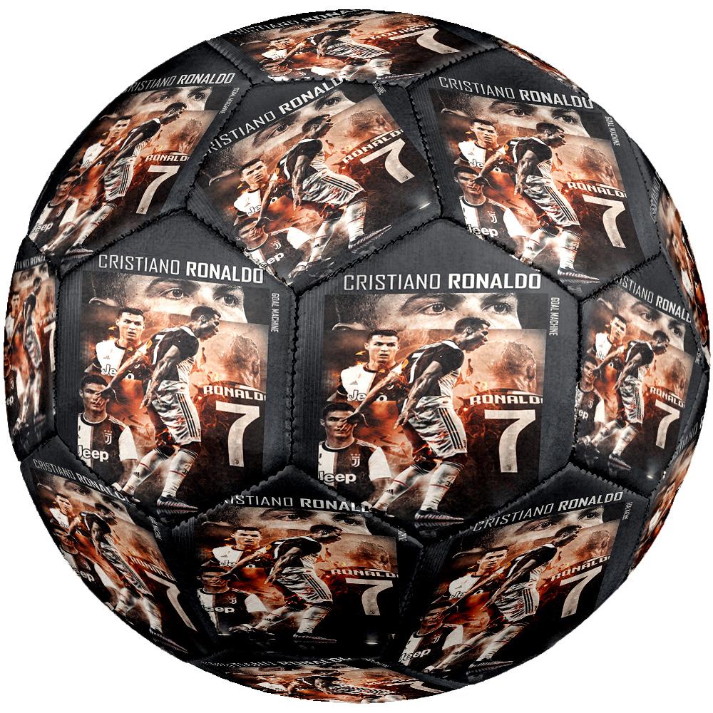 Ronaldo's Cristiano Ronaldo Football Legend Soccer Ball Size 5 Football Machine-Stitched Indoor/Outdoor Training and Matches