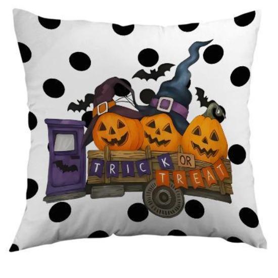 Halloween Polyester Printed Pillowcase Printed Home Living Room Sofa Decoration Cushion Bedroom Cushion