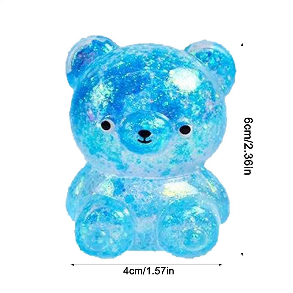 Animal Squeeze Toy Soft Comfortable Bear Sensory Toys Cartoon Ornament Slow Rising Bear Pinch Toy Funny Squeeze Animal Gift
