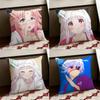 Anime YYuragisou No Yuunasan Cushion Cover Reversible Soft Durable Pillow Cover Home Car MultiScene Use for Daily Comfort
