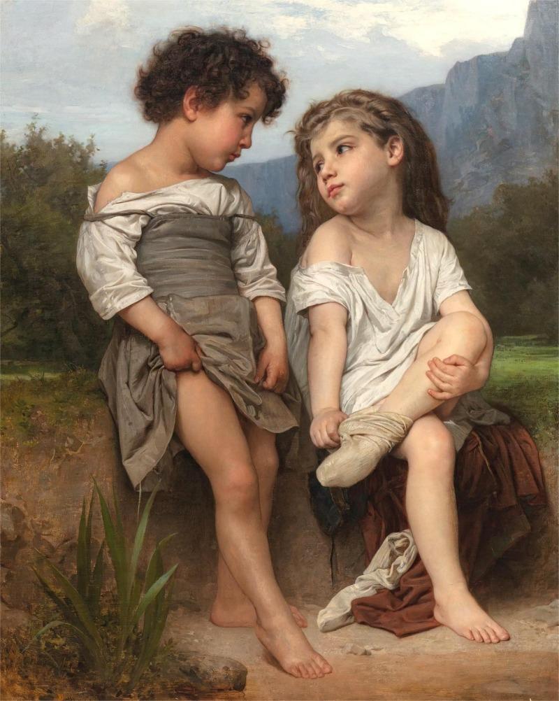 Künstler William Bouguereau Berühmte Klassische Porträts Vintage Kunstwerk Poster Leinwandgemälde Wandkunst Bilder Heimdekor