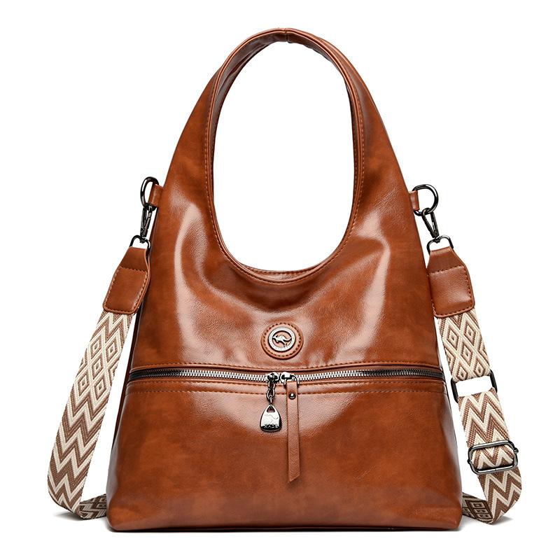 Tote Bag Simple and Stylish Shoulder Bag High-grade Soft Leather Pu Light Luxury Handbag