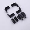Non-perforated Glass Door Hinge Side Mounted Cabinet Glass Hinge  Furniture Hardware