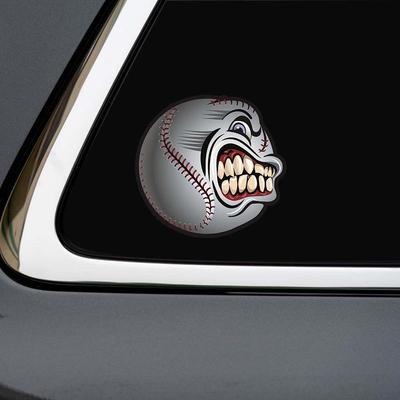 Autocolante auto din vinil cu desene animate de baseball furios dur pentru bara de protecție auto din spate, scuter, motocicletă, casca, rezervor, impermeabile, decalcomanii