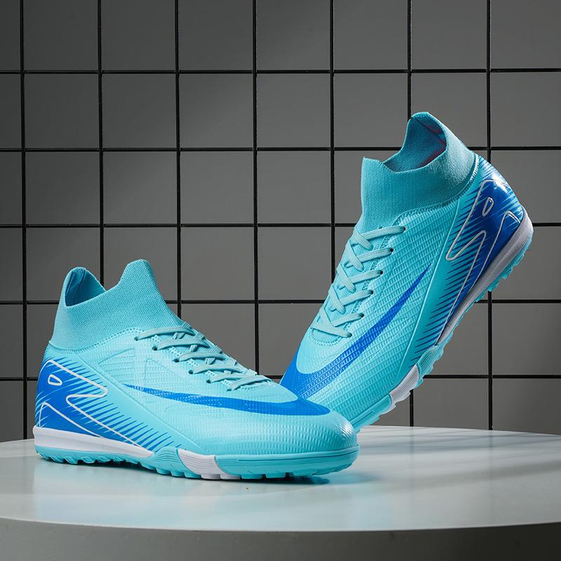2025 Thorn 16 Soccer Shoes Boys High Top Teen Student Shattered Nail Ground Sneakers Girls