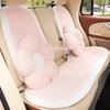 Niedliches Blumen-Auto-Kopfstützen-Taillenstützkissen, weiches Sitzkissen, universelles Nackenkissen für alle Jahreszeiten