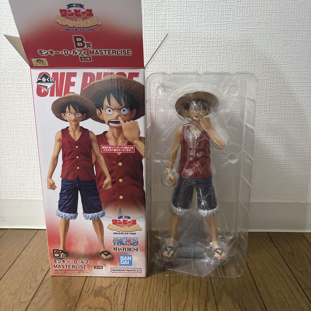 One Piece Ichiban Kuji B Prize Monkey D Luffy Nose Picking Ver