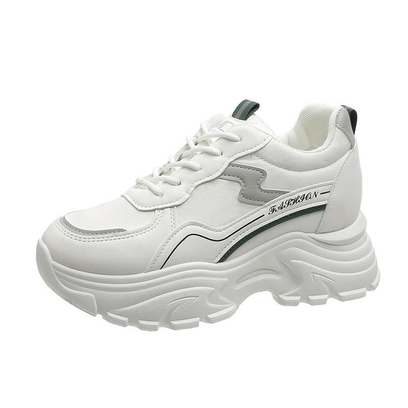 

Красивые повседневные кроссовки женские Four Seasons новые легкие нескользящие универсальные модные высокие туфли в стиле вестерн для пап 35 серый