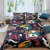 Monster Car King Queen Duvet Cover Cartoon Bedding Set For Boys Lovely Toy Truck Comforter Cover 2/3pcs Polyester Quilt Cover