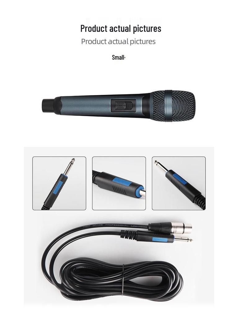High-Quality Dynamic Wired Microphone for Professional Stage and Outdoor Live Performances