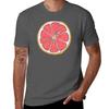 Pink Grapefruit Slice Tshirt Casual Street Style Short Sleeve Tee