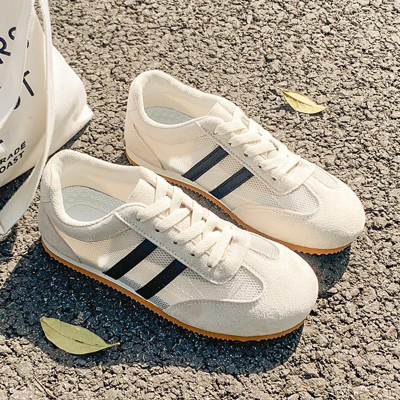 Lightweight and breathable mesh Forrest Gump shoes soft-soled sports board shoes women's summer 2025 new retro thin German training shoes