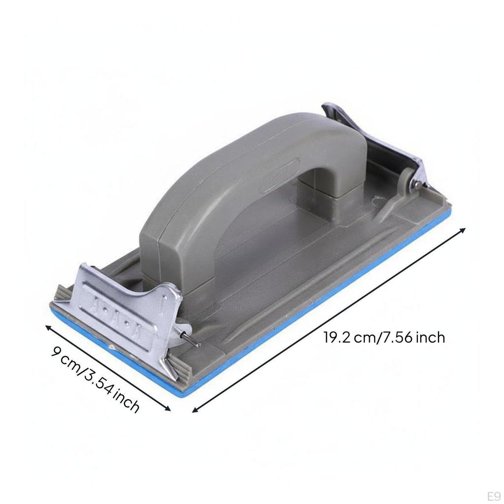 Sanding Paper Holder Portable Manual Block Lightweight Wall Polishing Tool for Carpenters,