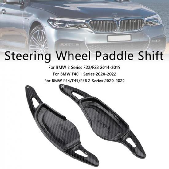 Carbon Look Steering Wheel Paddle Shifter Fit BMW 3 4 5 G20 G22 G30 2018+
