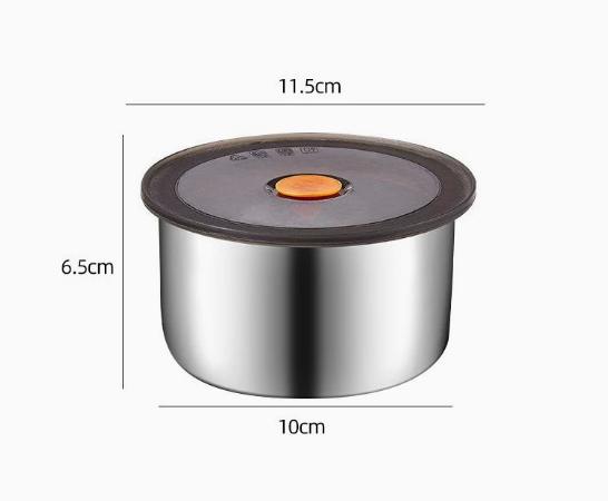 5PCS Stainless Steel Food Storage Containers Stackable Meal Prep Lunch Boxes Leakproof for Kitchen Fridge Travel China Mainland 1540₽
