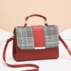 Women's Houndstooth Crossbody Small Square Bag - Fashionable Single Shoulder Bag