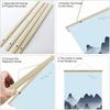 Poster Hanging Scrolls Hanger Print Wooden Scrolls