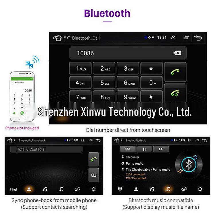 Compatible Android Navigation System for 2011-2013 Ford Mondeo - WiFi, MP5 Player, GPS