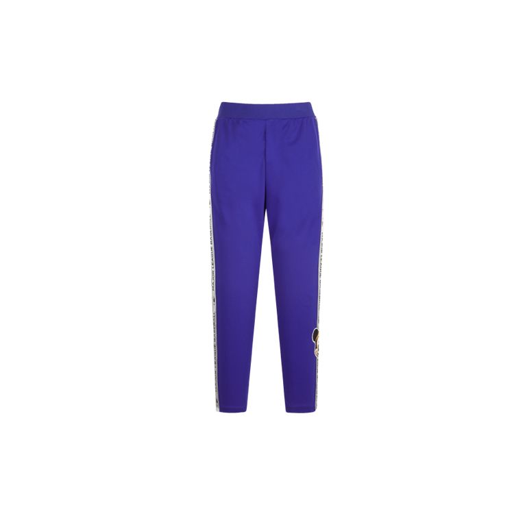 MLB x Disney Collaboration Los Angeles Dodgers Letter Stripe Mid-Rise Casual Knit Sweatpants Unisex pants Blue 31TPK2031-07U