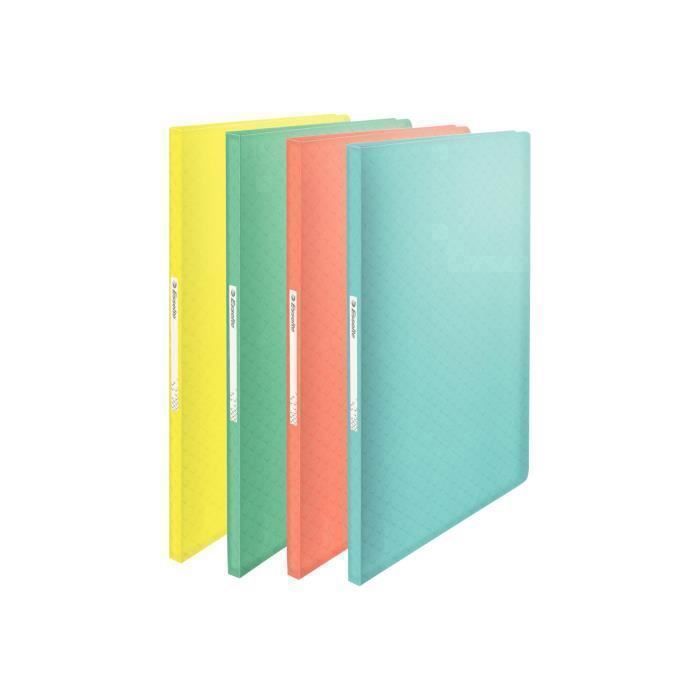 Esselte colour'ice porte vues 40 compartiments a4 pour 80 feuilles disponible en différents coloris
