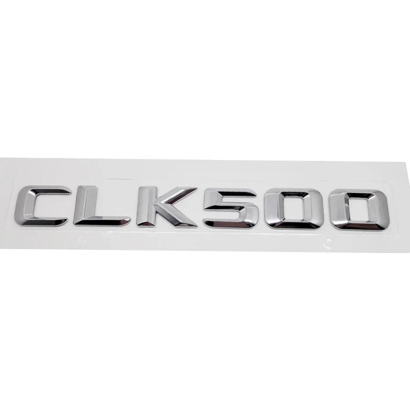 Old Style Metal ABS Car Emblem Sticker Tail Letter Badge for Mercedes Benz CLK Class CLK350 CLK430 CLK500 CLK550 Accessories