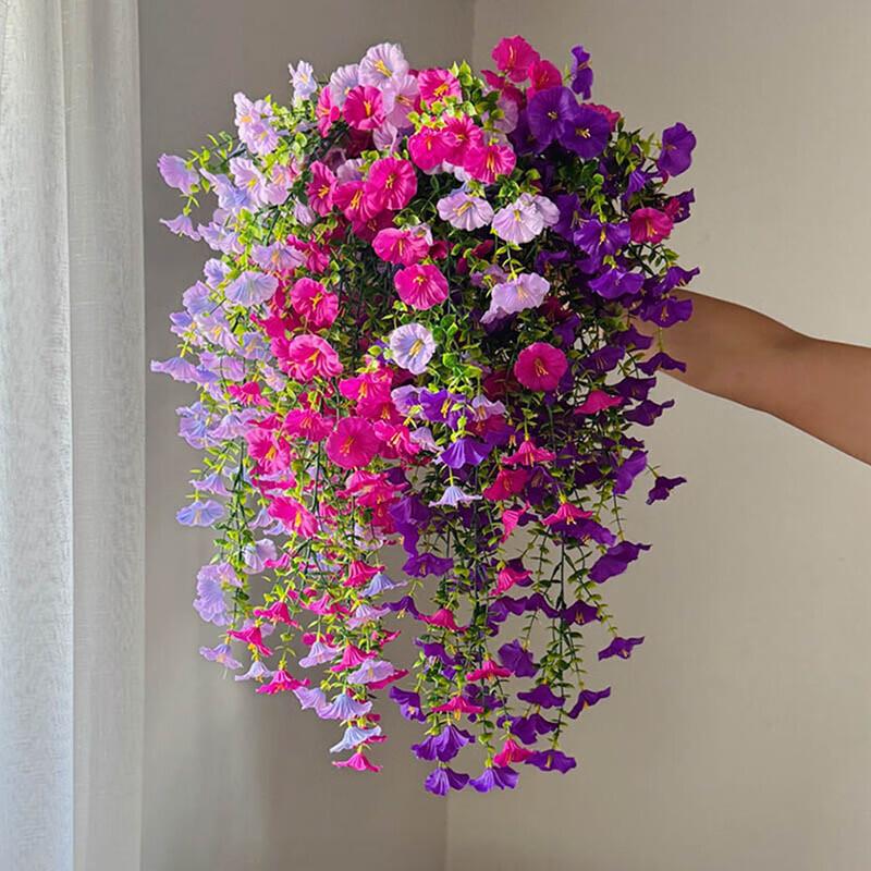 Artificial Hanging Morning Glory Vines