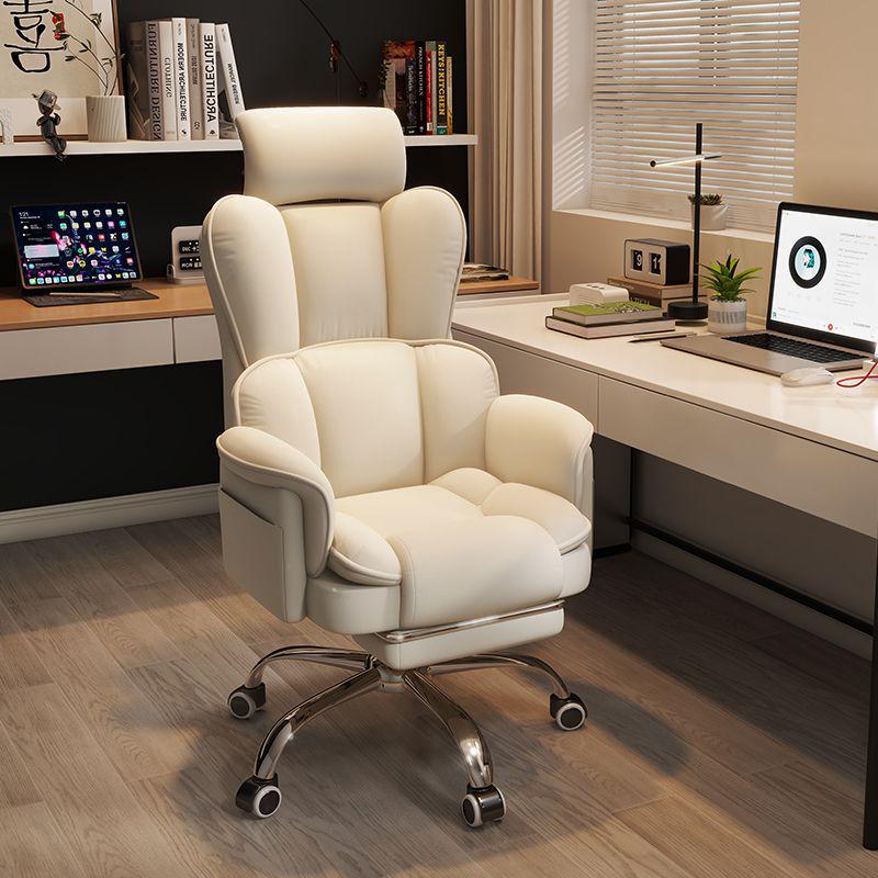 Luxurious Ergonomic Office Chair - Comfortable Reclining E-sports & Business Sofa Chair for Long Sitting