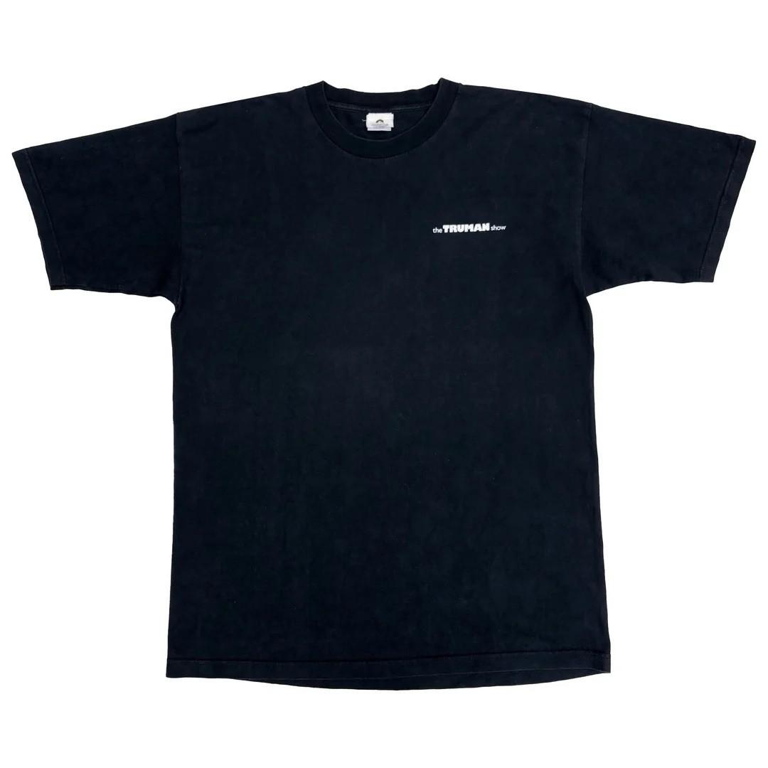 The Truman Show 1998 98 90s Vintage Jim Carrey Logo Promo Paramount USA Unisex T-Shirt XXXL
