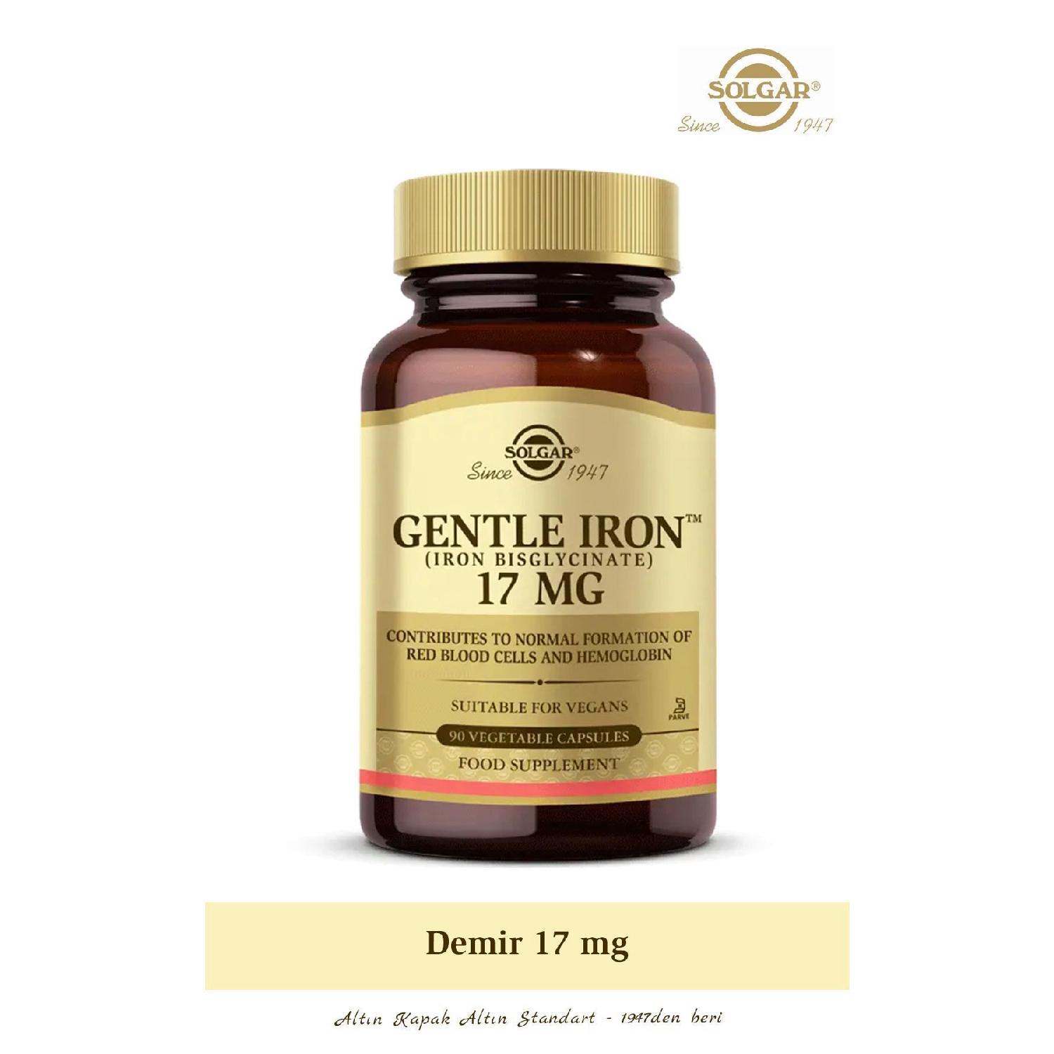 

Gentle Iron 17 Mg 90 Capsules