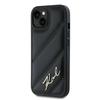 Karl Lagerfeld Klhcp14Spqdsmgk Iphone14 / 15 / 13 6.1 Czarny/Black Hardcase Diagonal Quilted Script
