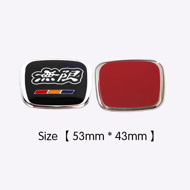 CPS5 1pcs Car Steering Wheel Emblem H-Sticker For Honda Fit Jazz GK5 Civic TypeR CRV Pilot Accord Insight Spirior City HRV XRV Legend