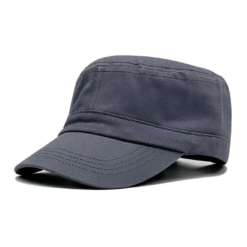 

Solid Simple Color Casual Neutral Cotton Duckbill Cap For Daily Use Outdoor серый