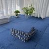 Color Blocking Design Foam Floor Tiles Plush Foam Mat Easy To Clean